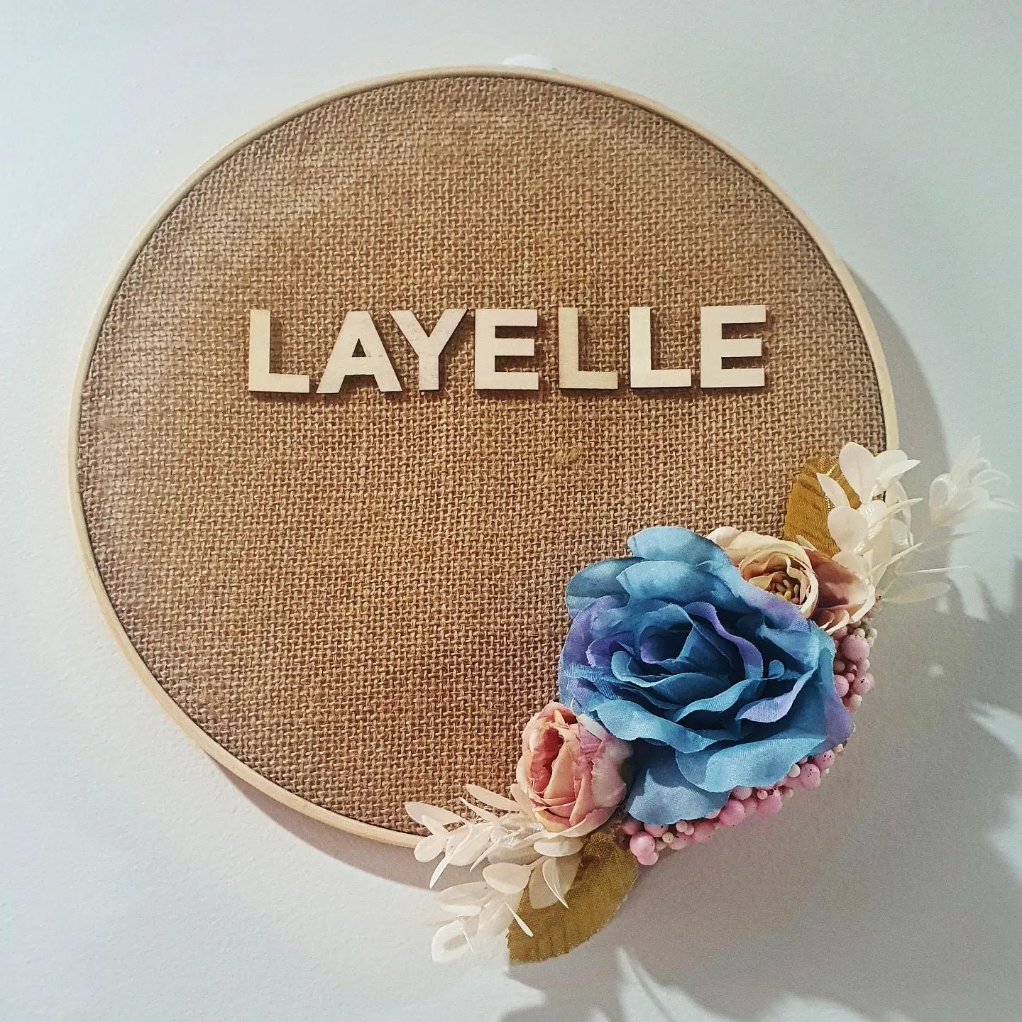 Personalised Jute Name Plate